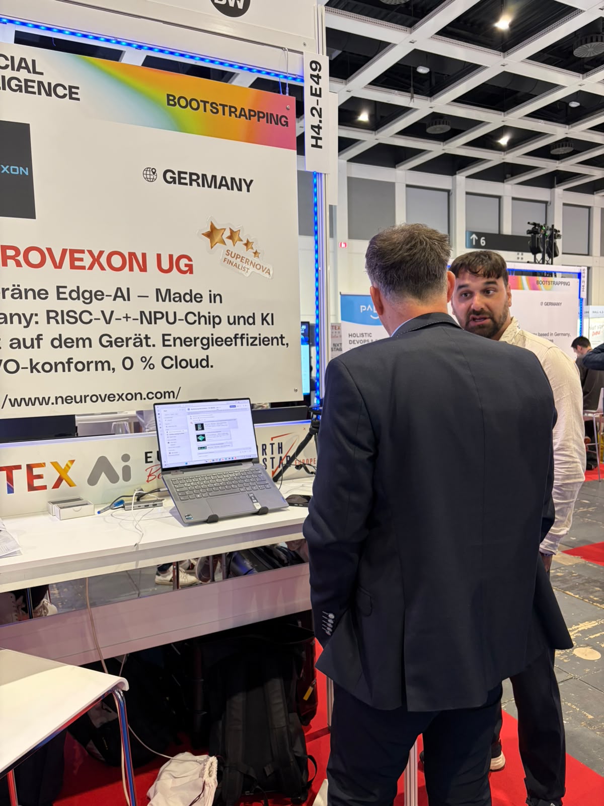 Exchanging ideas with industry and investors at GITEX.