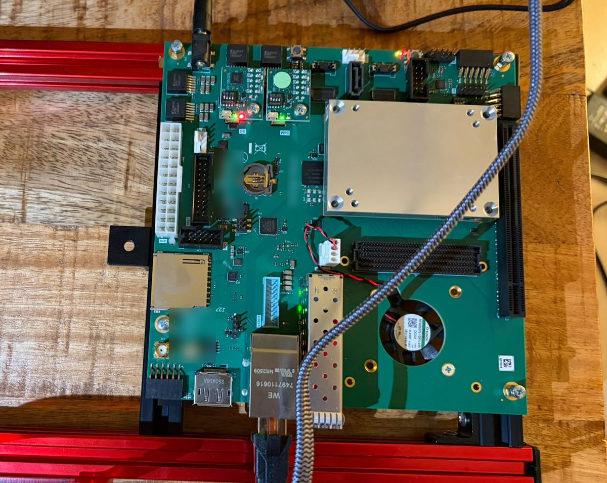 Vexon-1 on the new FPGA development platform.
